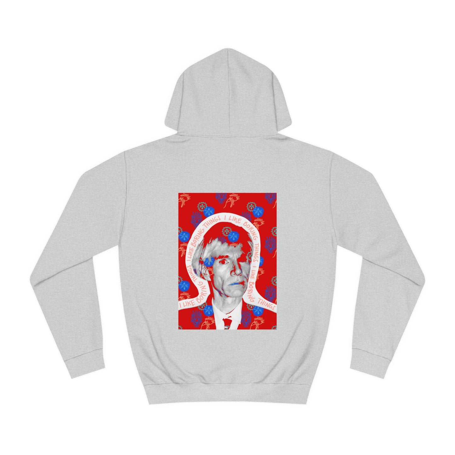 Not Boring Warhol Red Hoodie