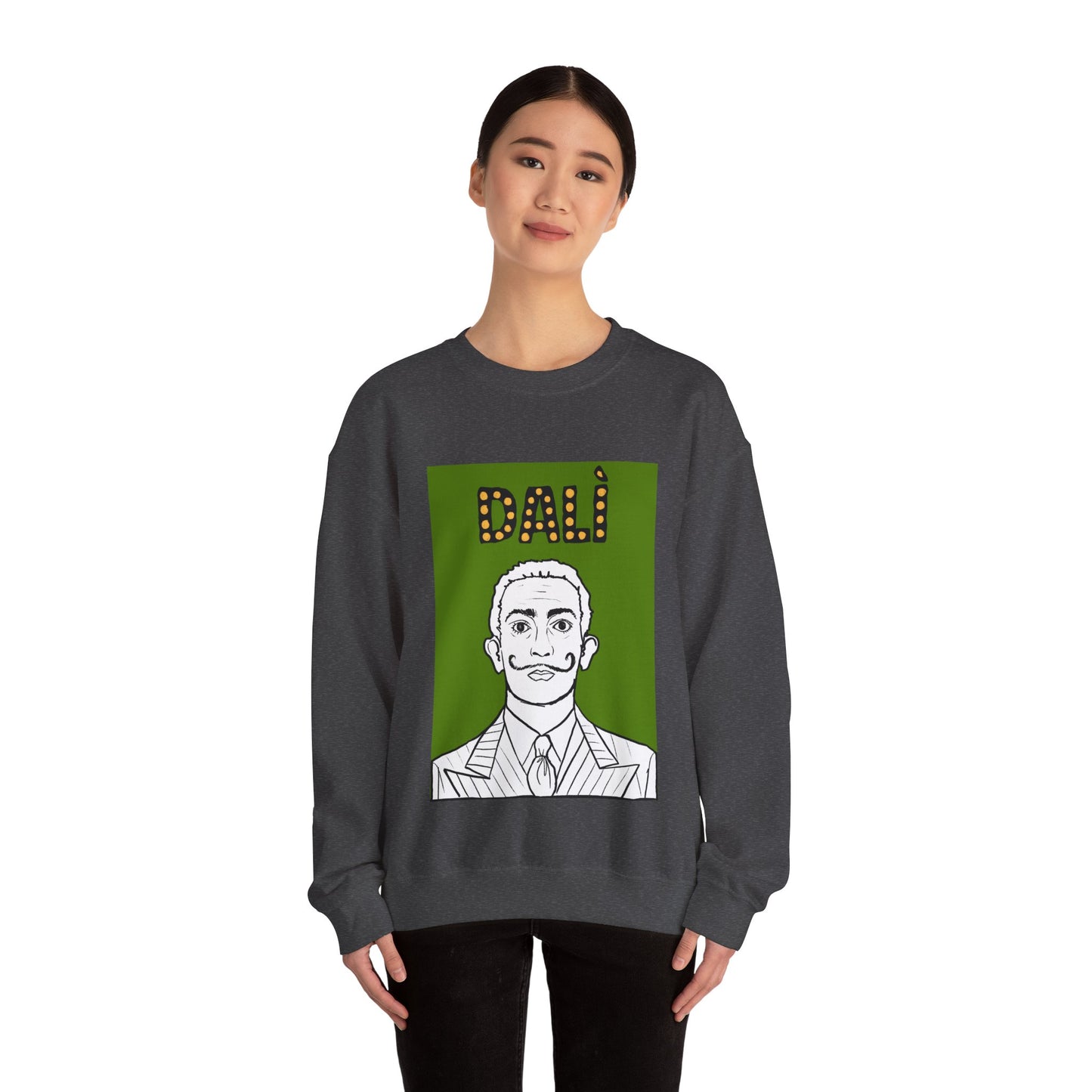 Dalí Green Crewneck Sweatshirt