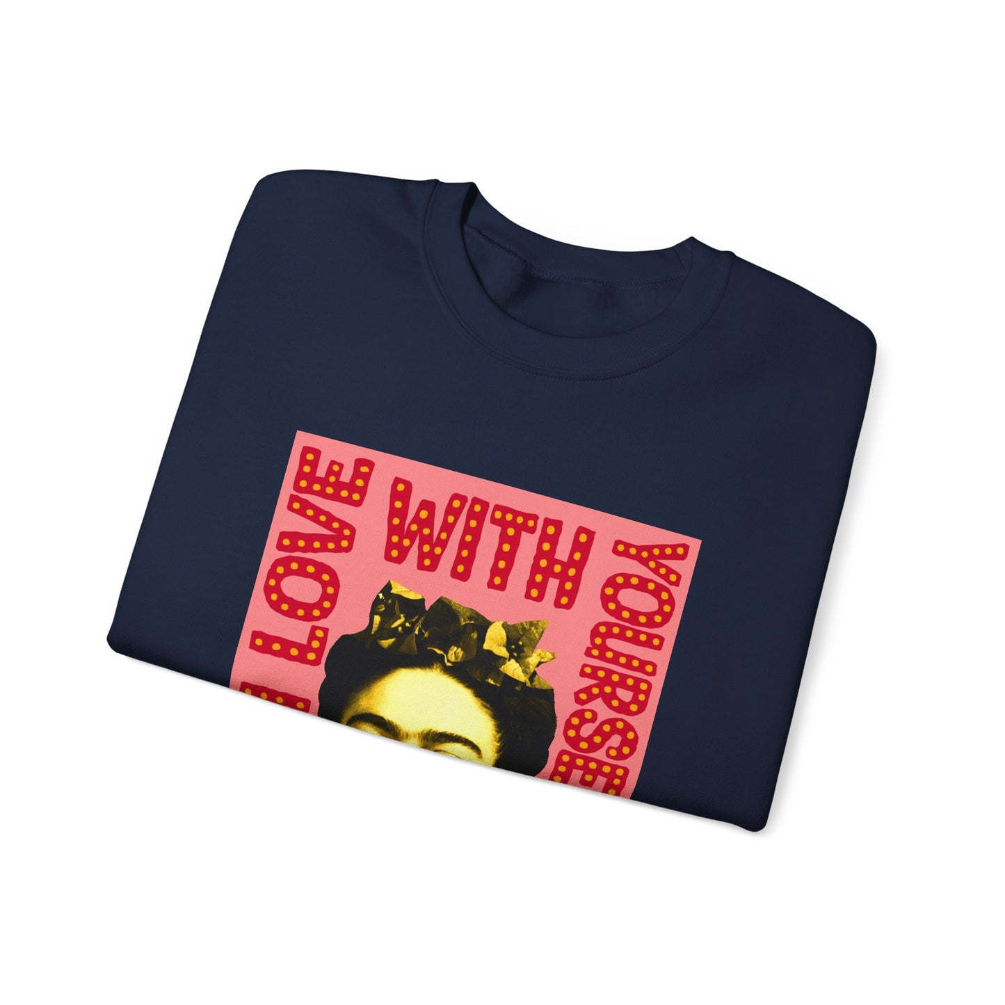 Love Yourself Frida Heavy Blend™ Crewneck Sweatshirt