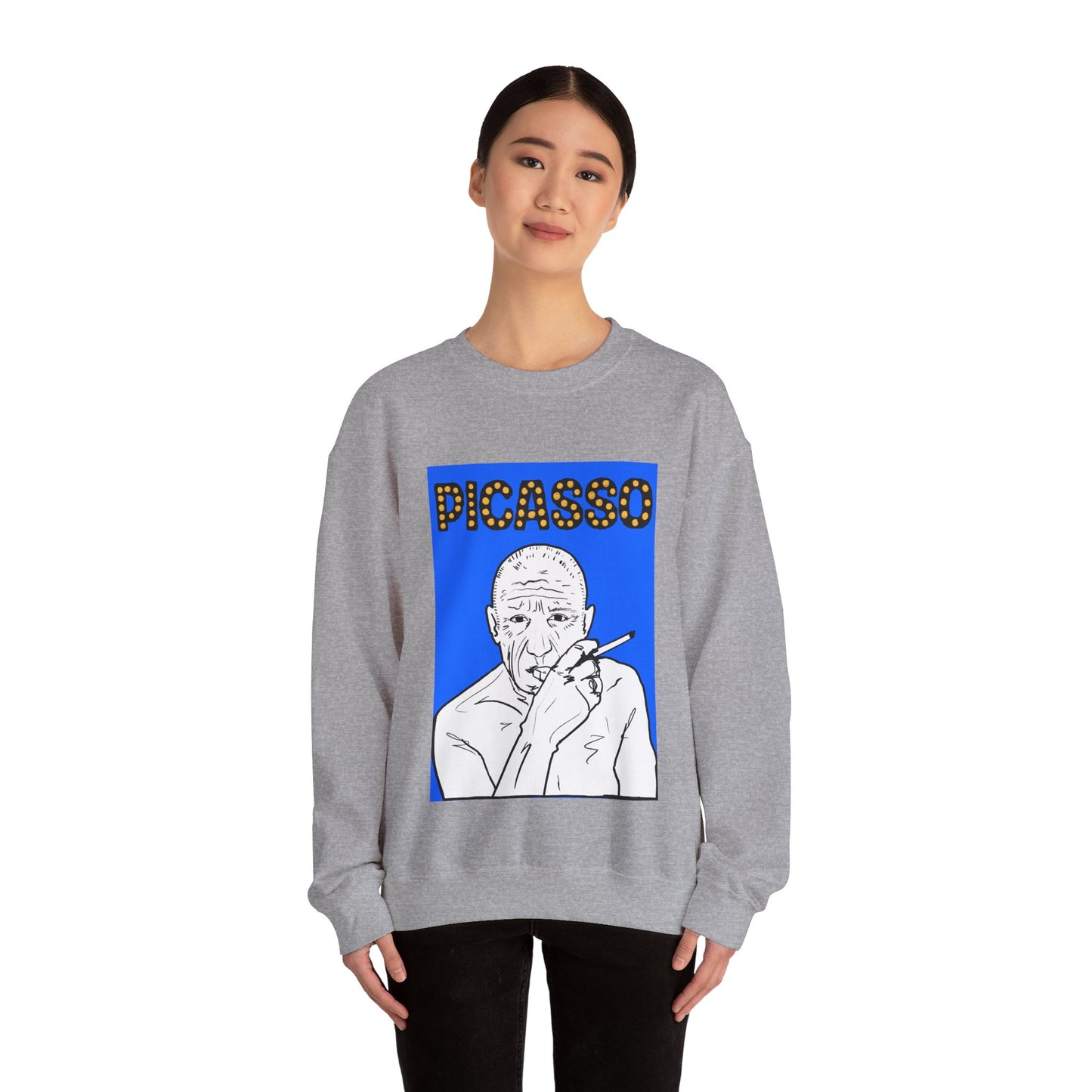 Picasso Blue Crewneck Sweatshirt