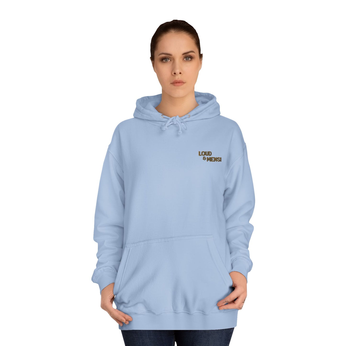 Not Boring Warhol Blue Hoodie