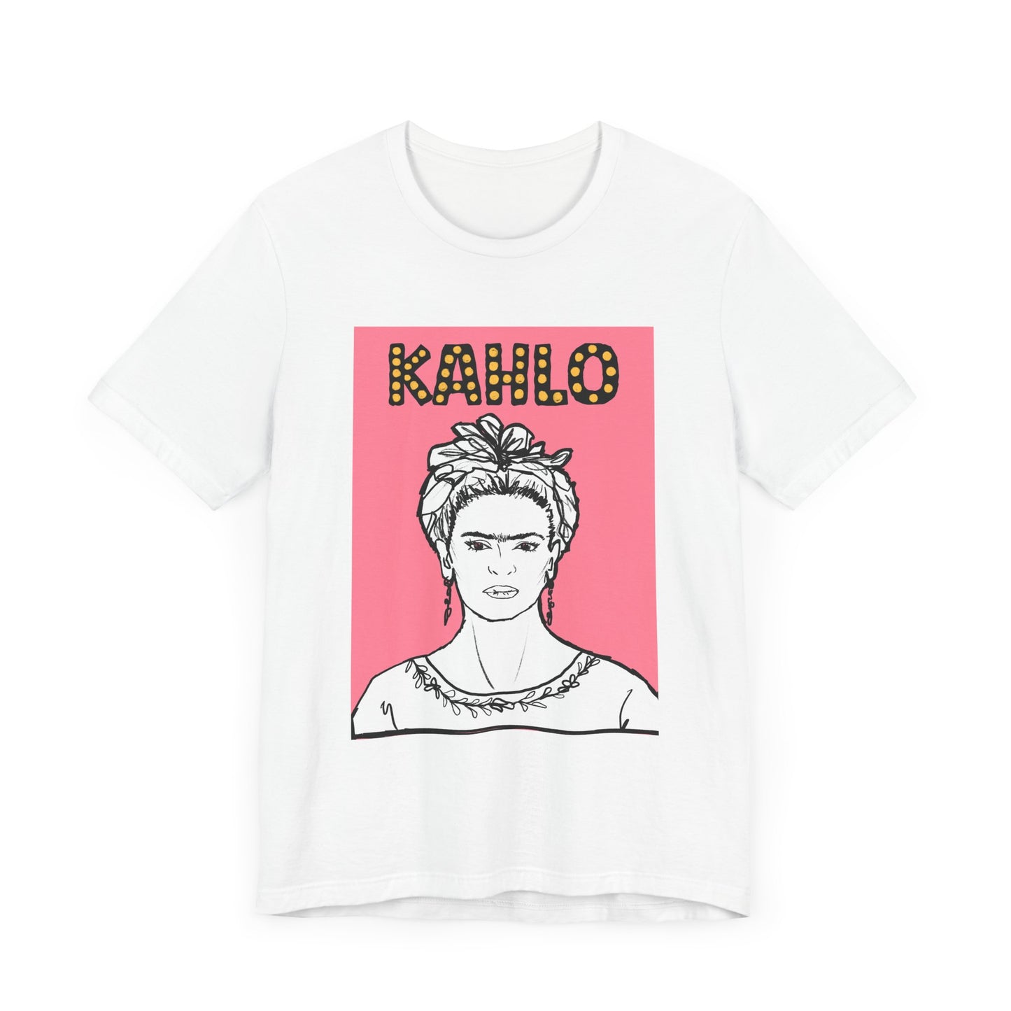 Kahlo Pink Short Sleeve Tee