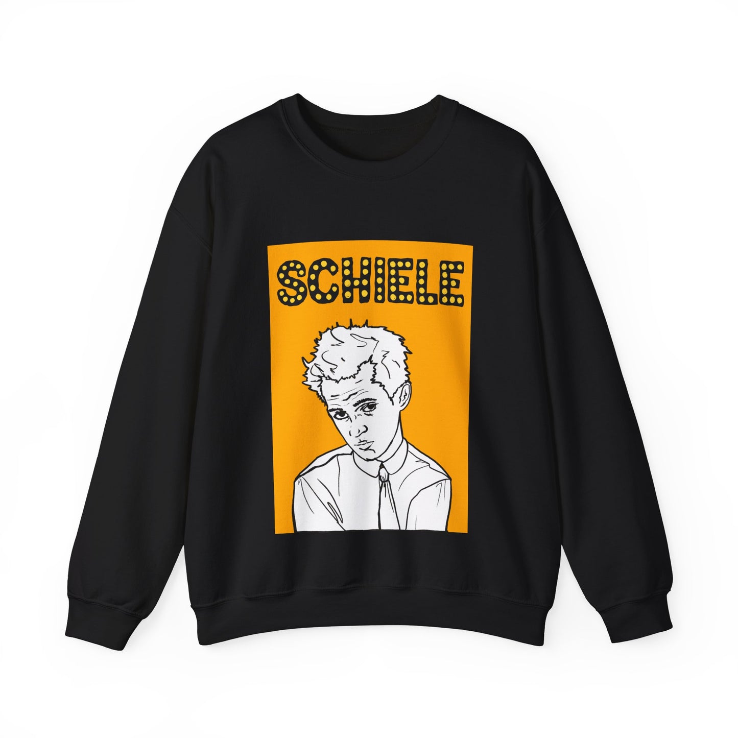 Schiele Yellow Crewneck Sweatshirt