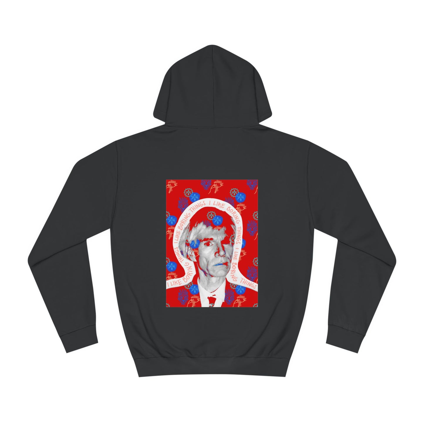 Not Boring Warhol Red Hoodie