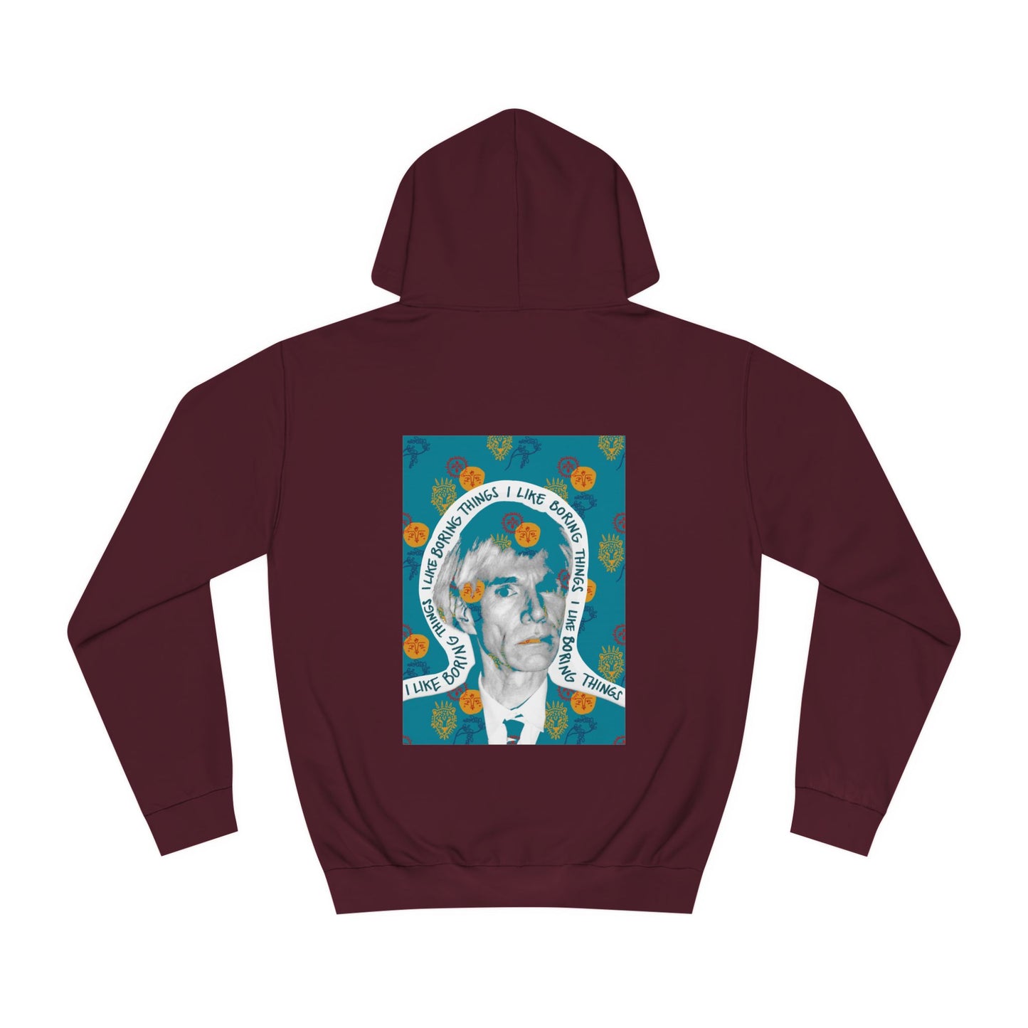 Not Boring Warhol Blue Hoodie