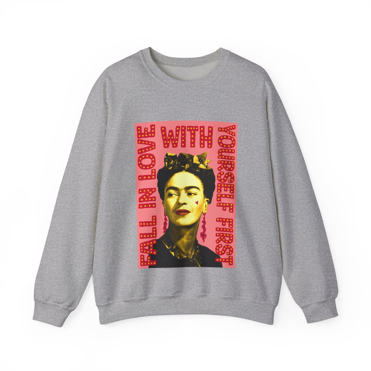 Love Yourself Frida Heavy Blend™ Crewneck Sweatshirt