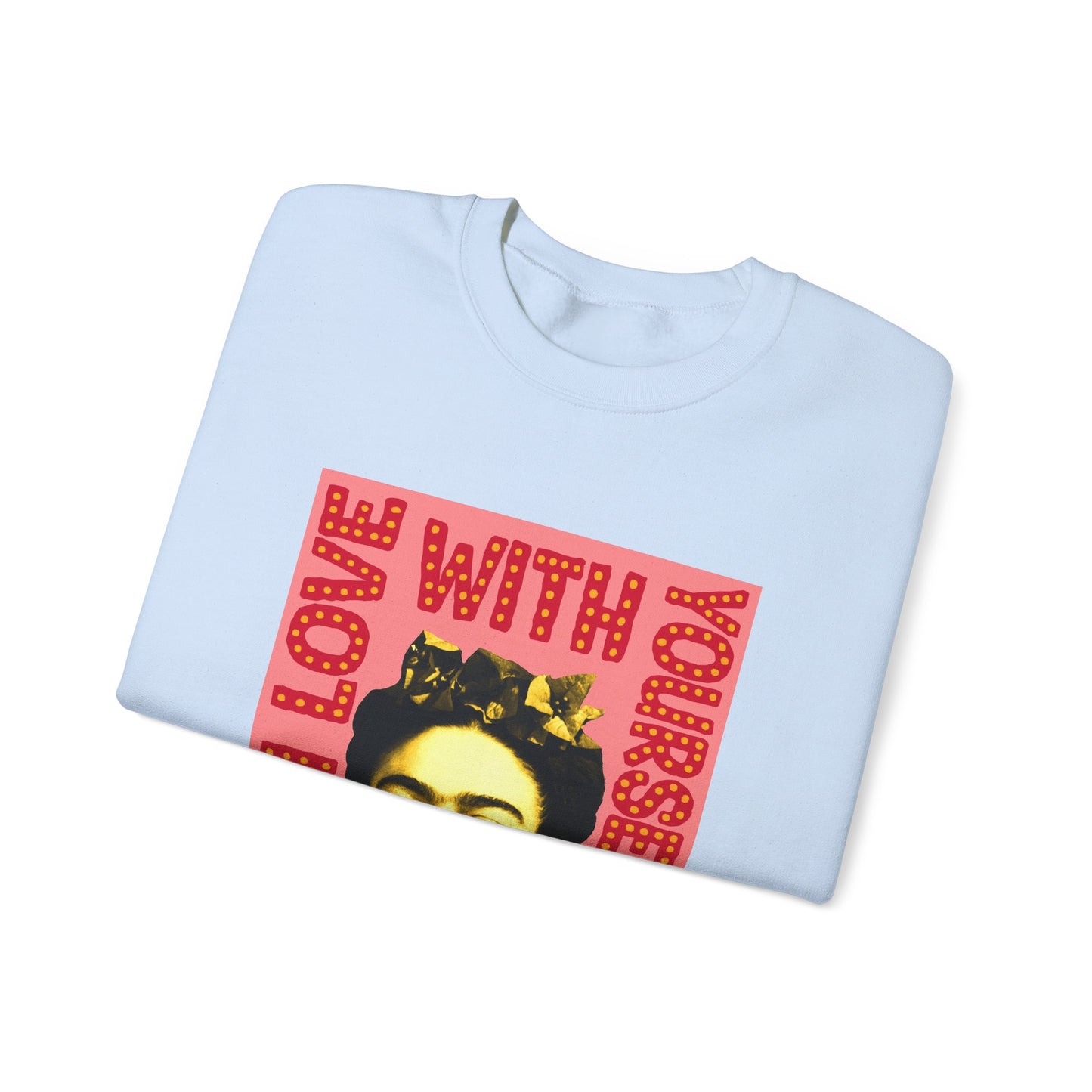 Love Yourself Frida Heavy Blend™ Crewneck Sweatshirt
