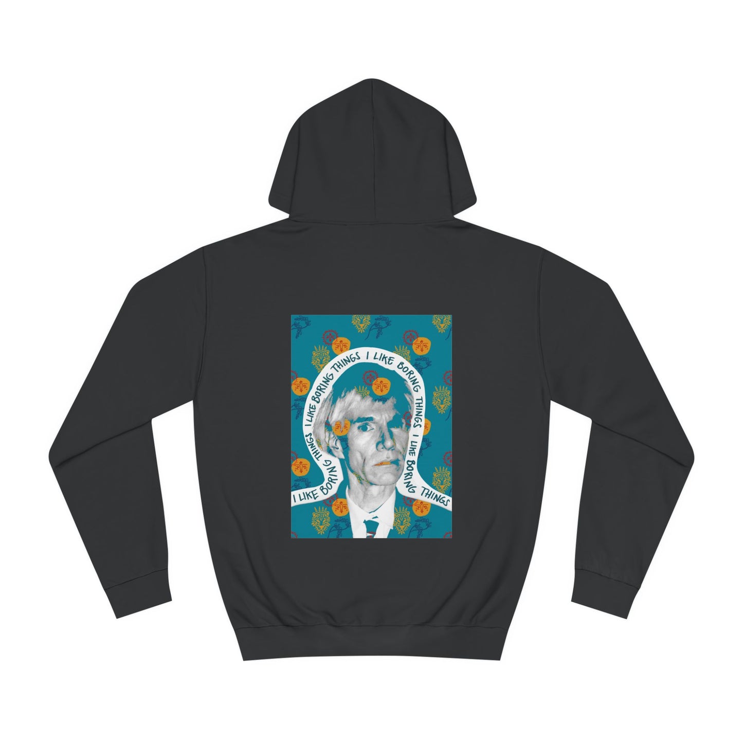 Not Boring Warhol Blue Hoodie