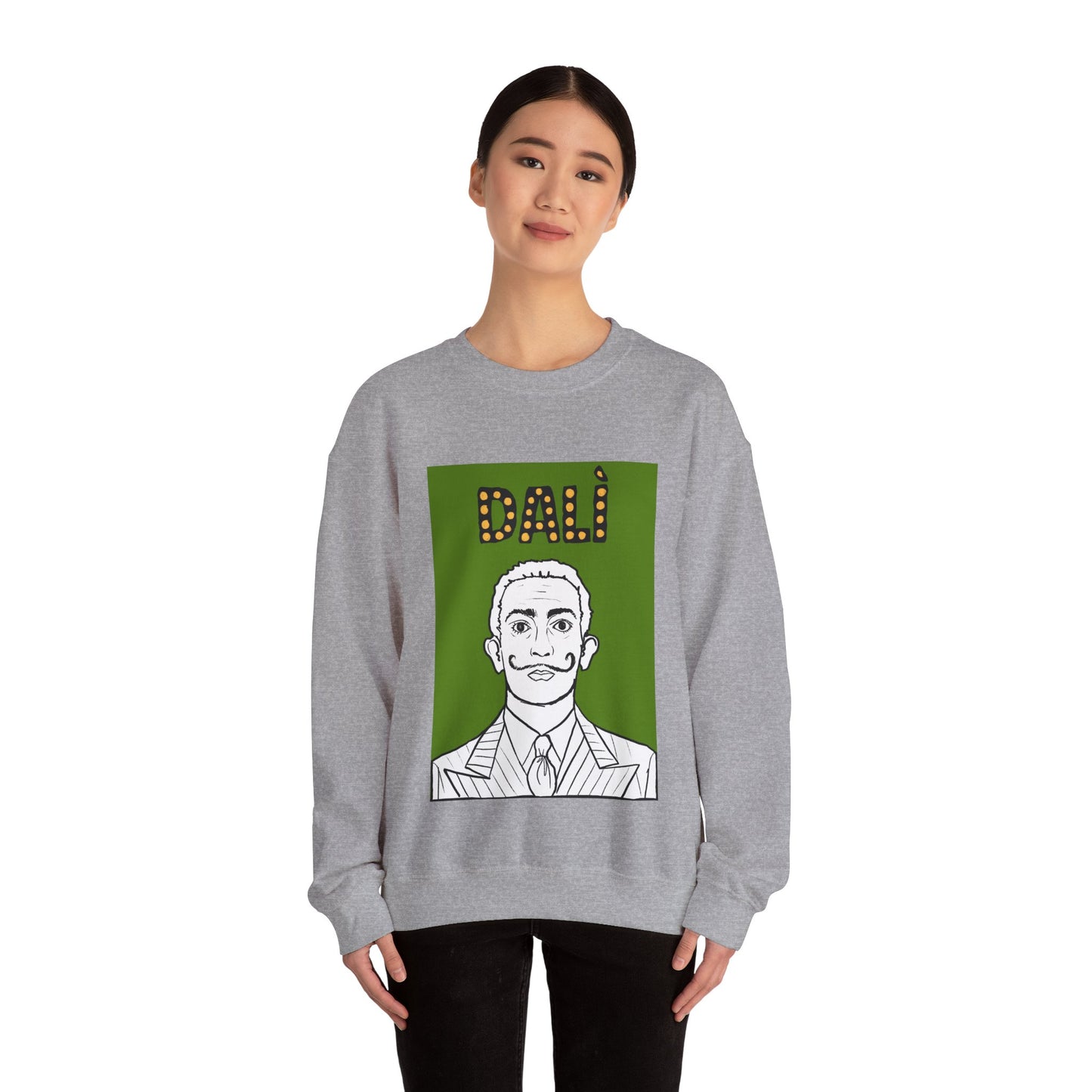 Dalí Green Crewneck Sweatshirt