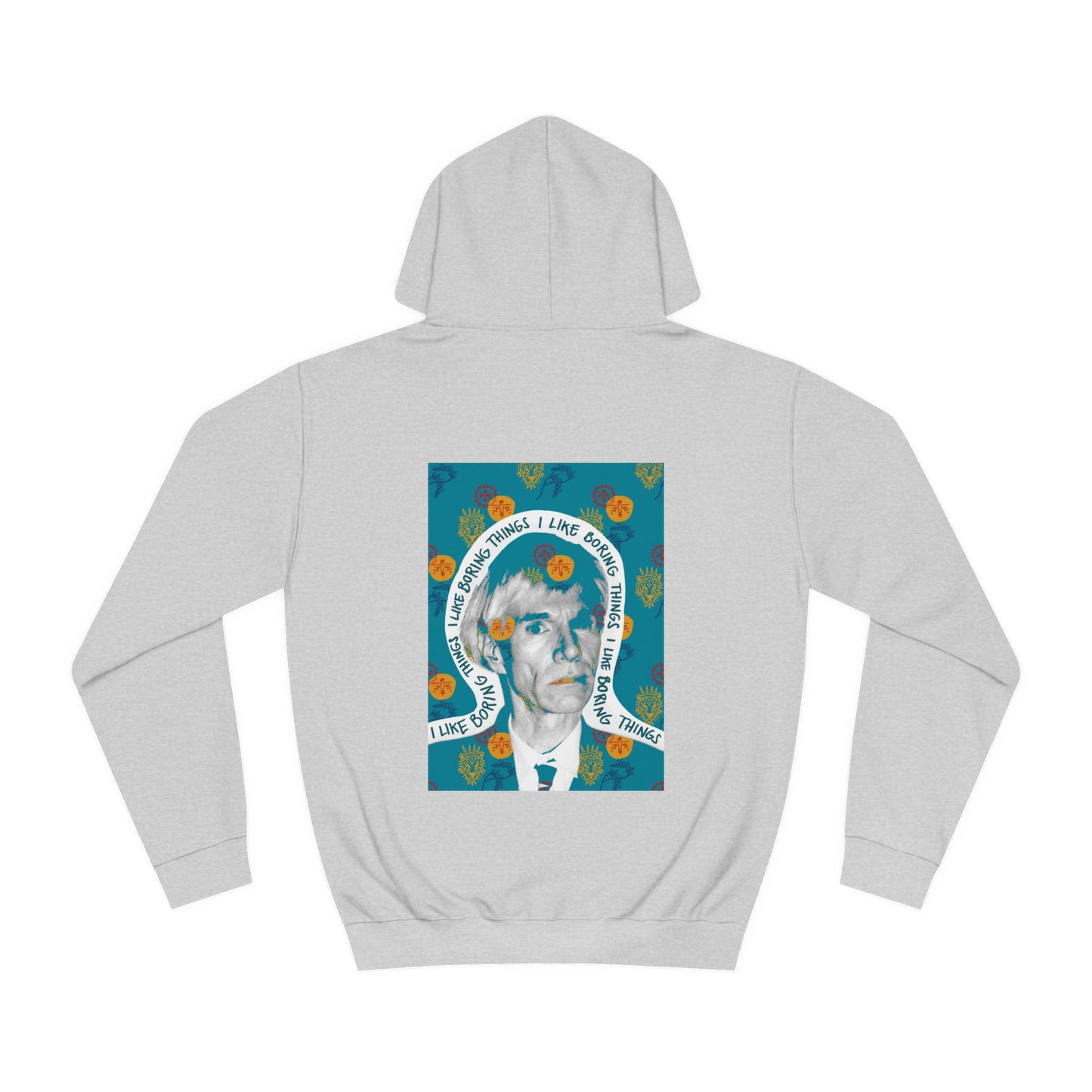 Not Boring Warhol Blue Hoodie