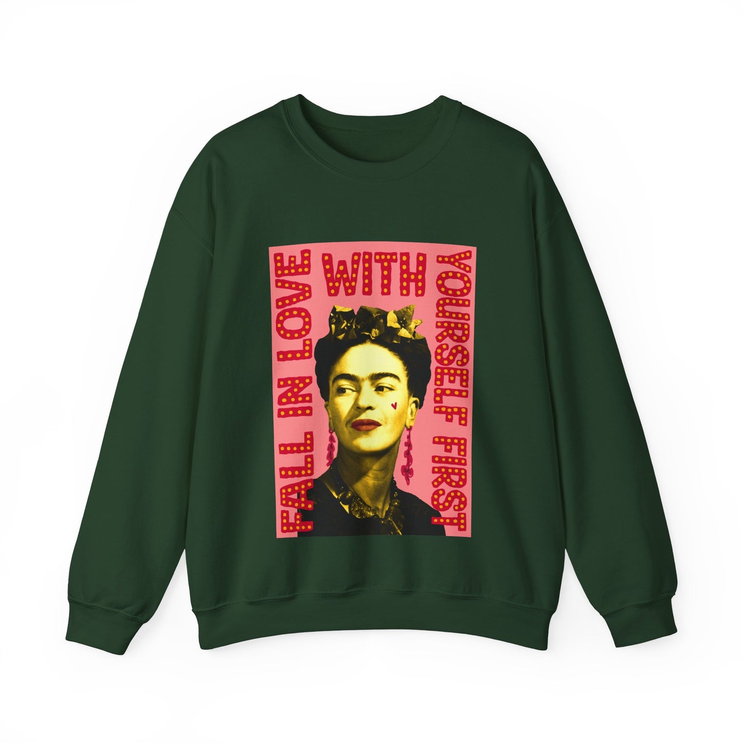 Love Yourself Frida Heavy Blend™ Crewneck Sweatshirt