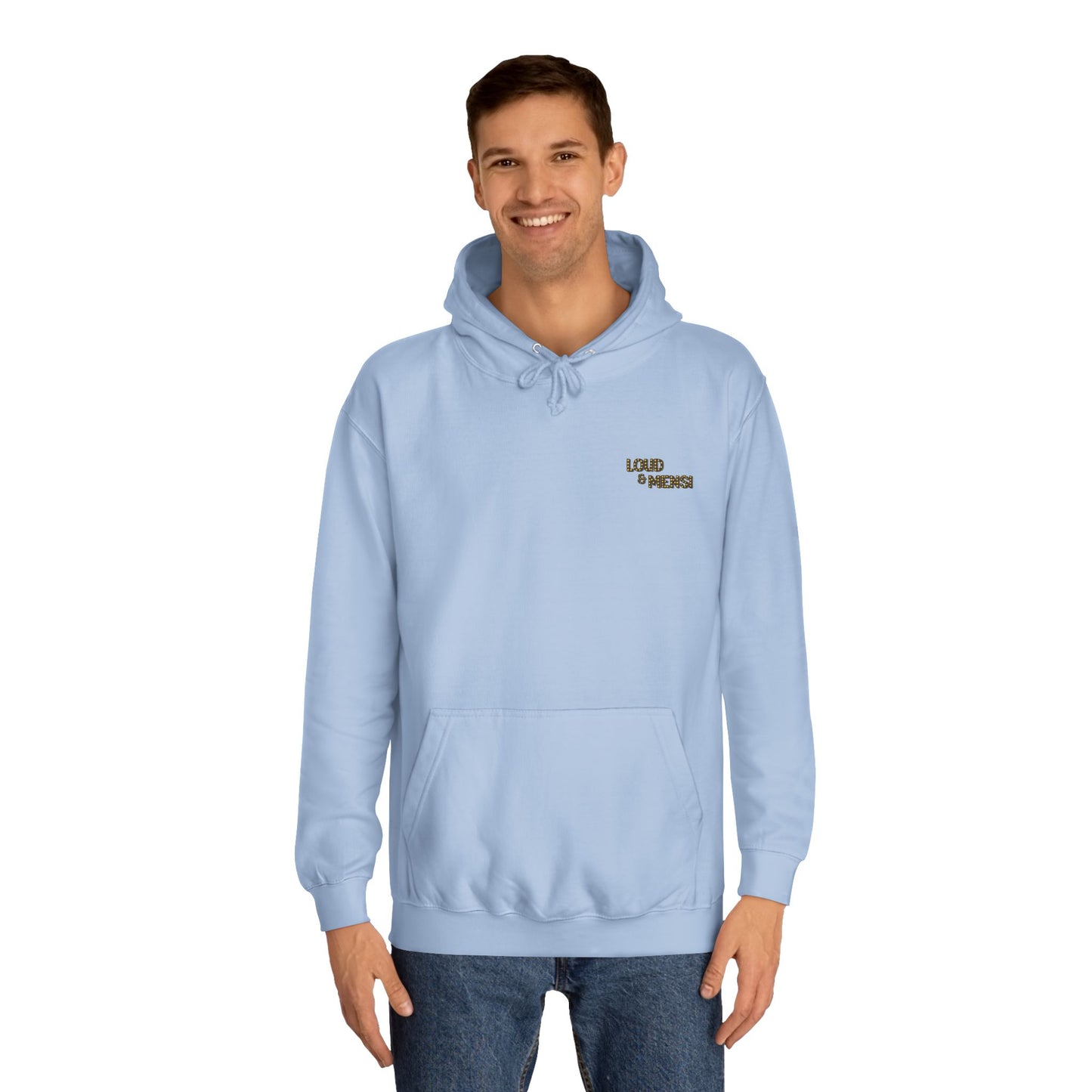 Not Boring Warhol Blue Hoodie