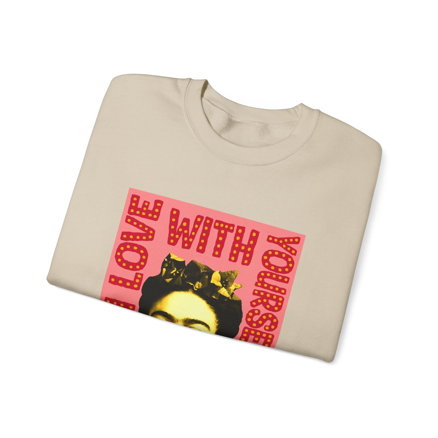 Love Yourself Frida Heavy Blend™ Crewneck Sweatshirt