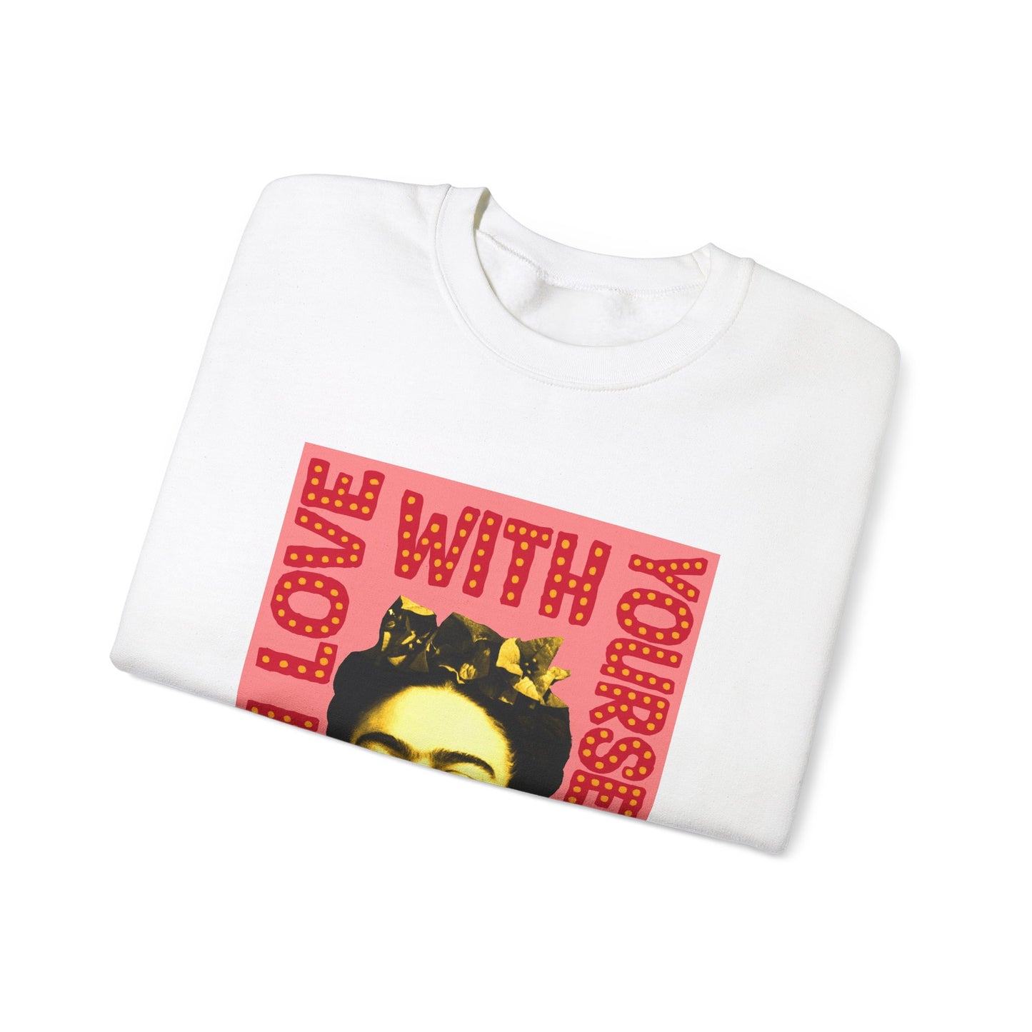 Love Yourself Frida Heavy Blend™ Crewneck Sweatshirt