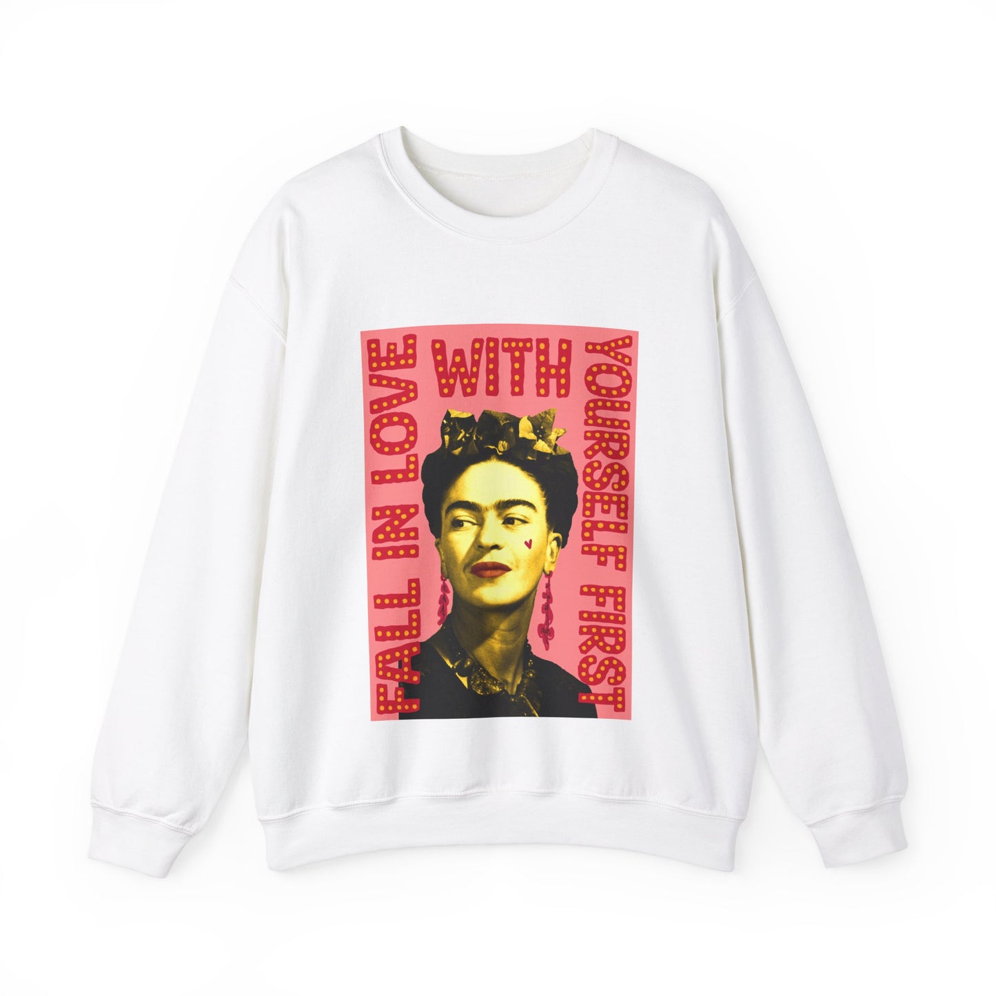 Love Yourself Frida Heavy Blend™ Crewneck Sweatshirt