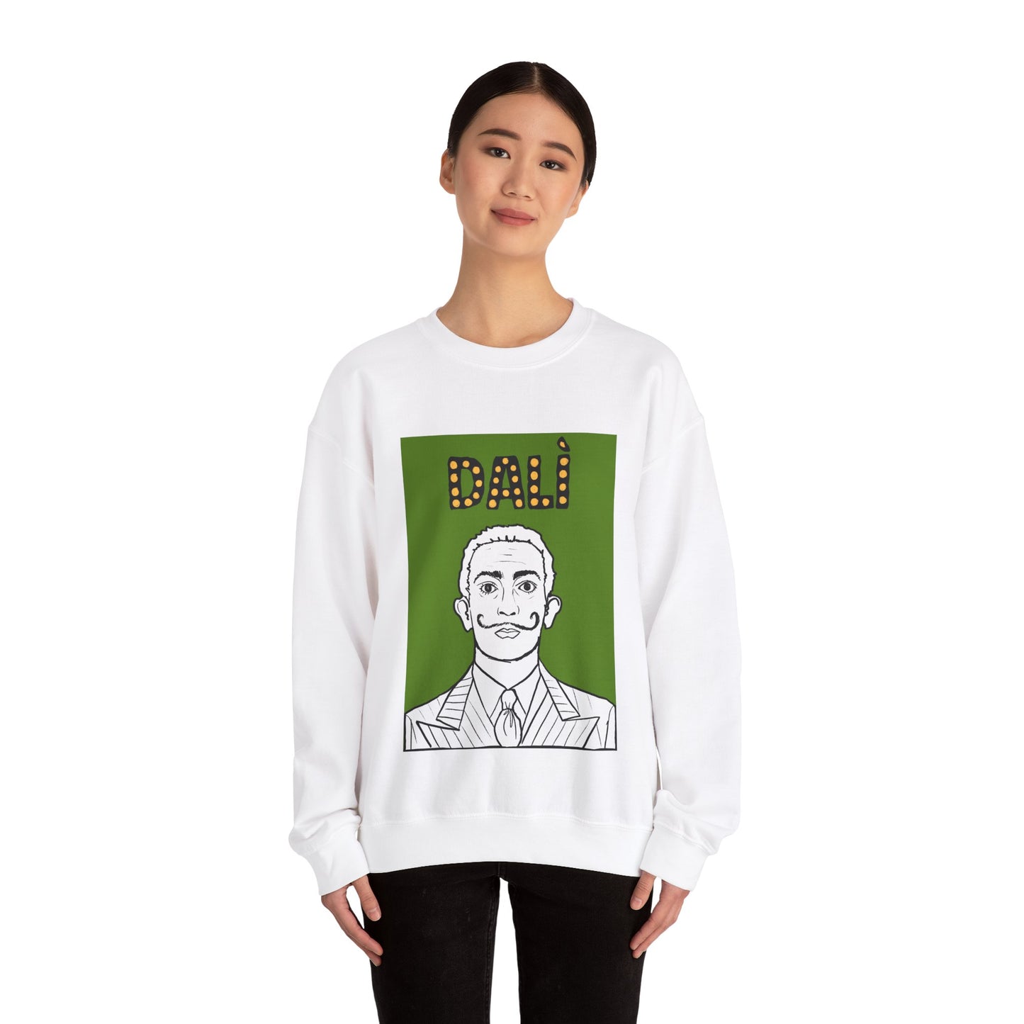 Dalí Green Crewneck Sweatshirt