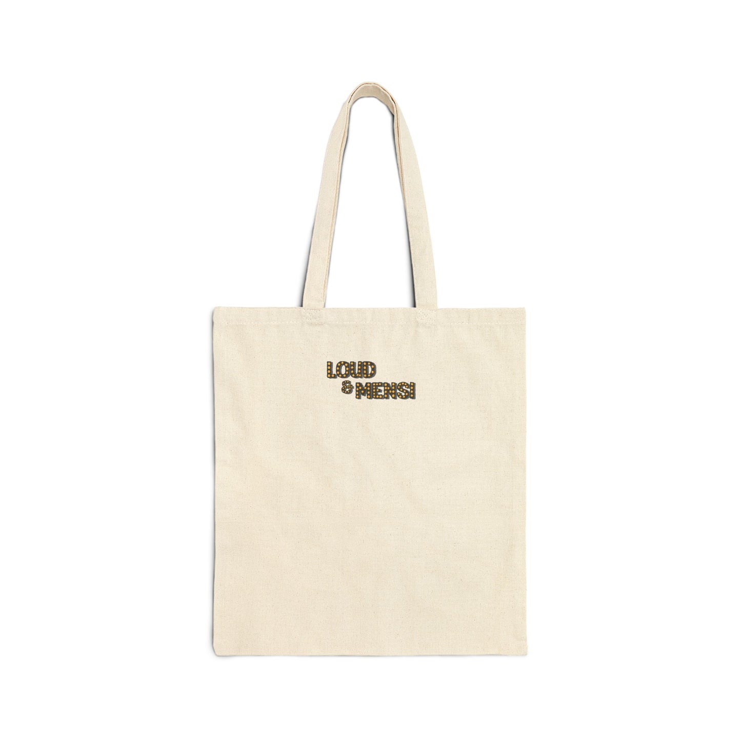 Not Boring Warhol Blue Cotton Canvas Tote Bag