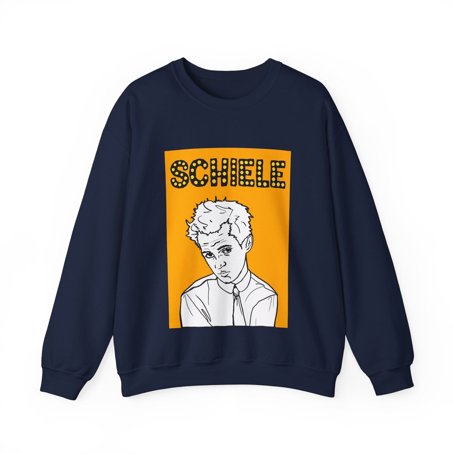 Schiele Yellow Crewneck Sweatshirt
