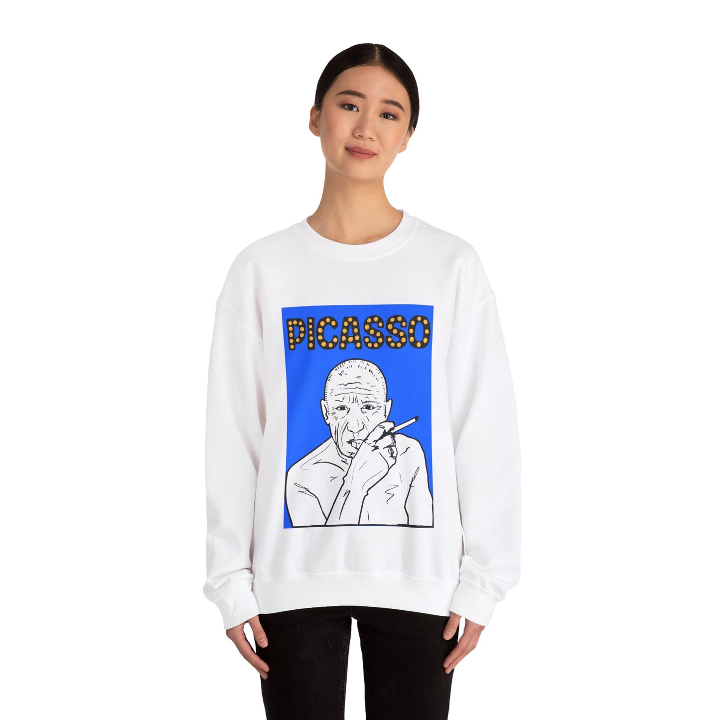 Picasso Blue Crewneck Sweatshirt