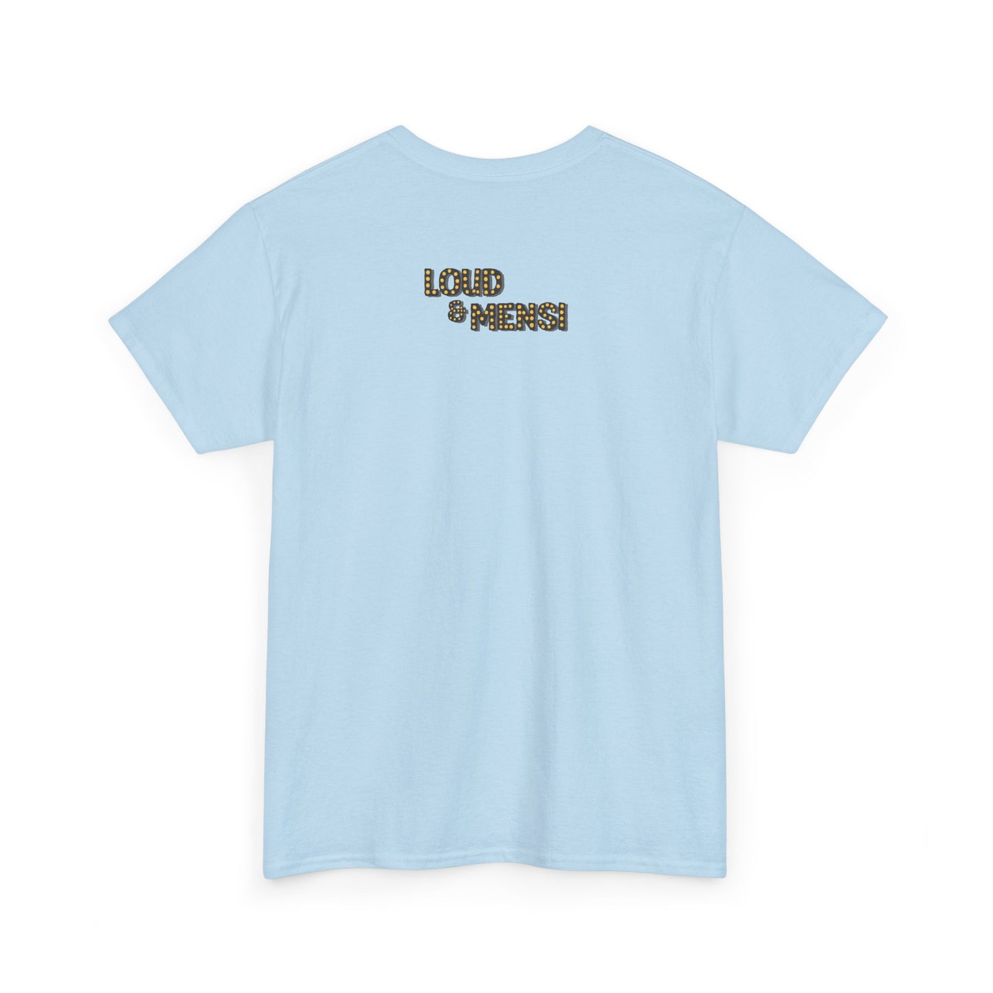 Not Boring Warhol Blue Heavy Cotton Tee