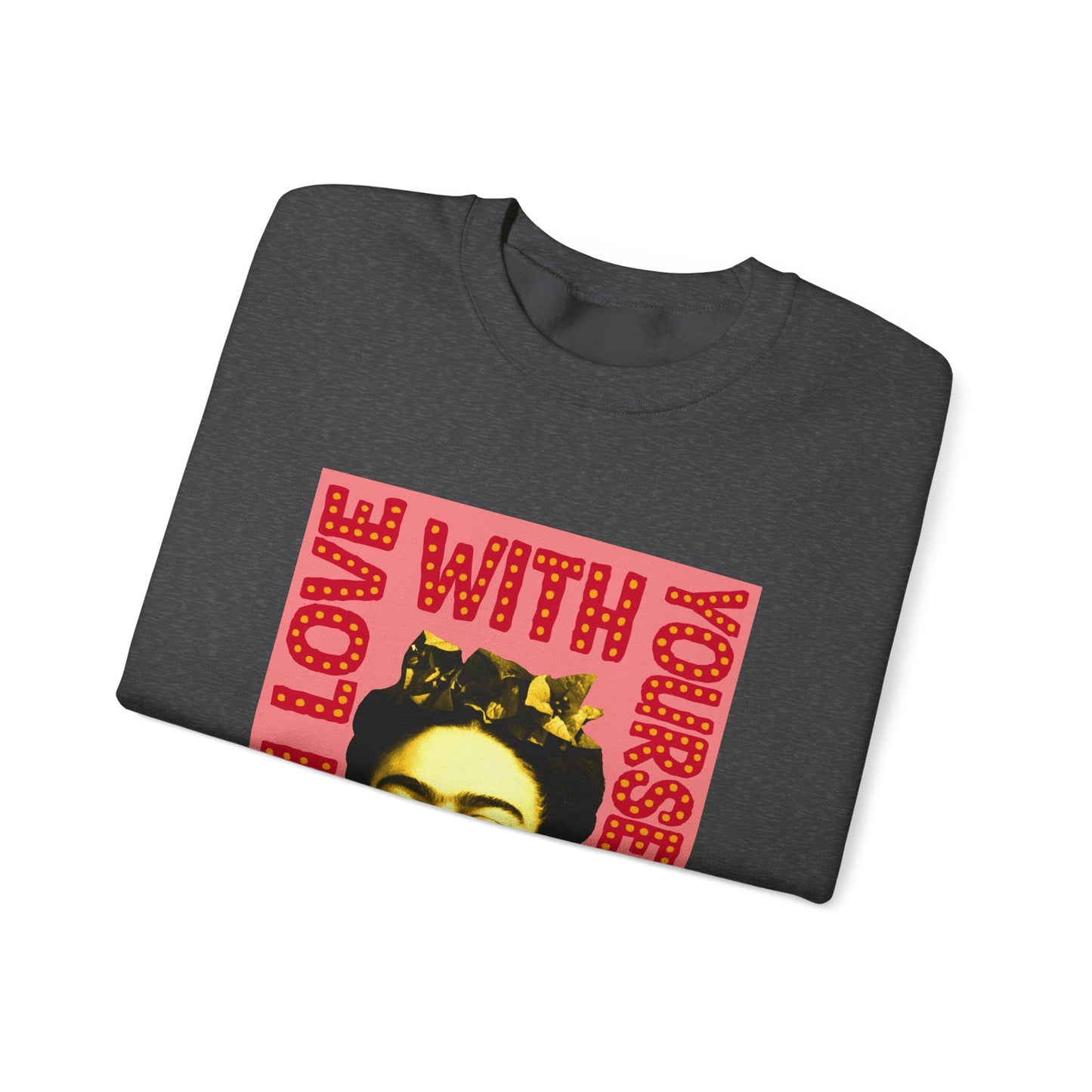 Love Yourself Frida Heavy Blend™ Crewneck Sweatshirt