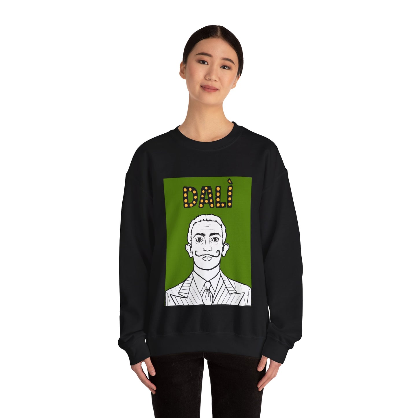 Dalí Green Crewneck Sweatshirt