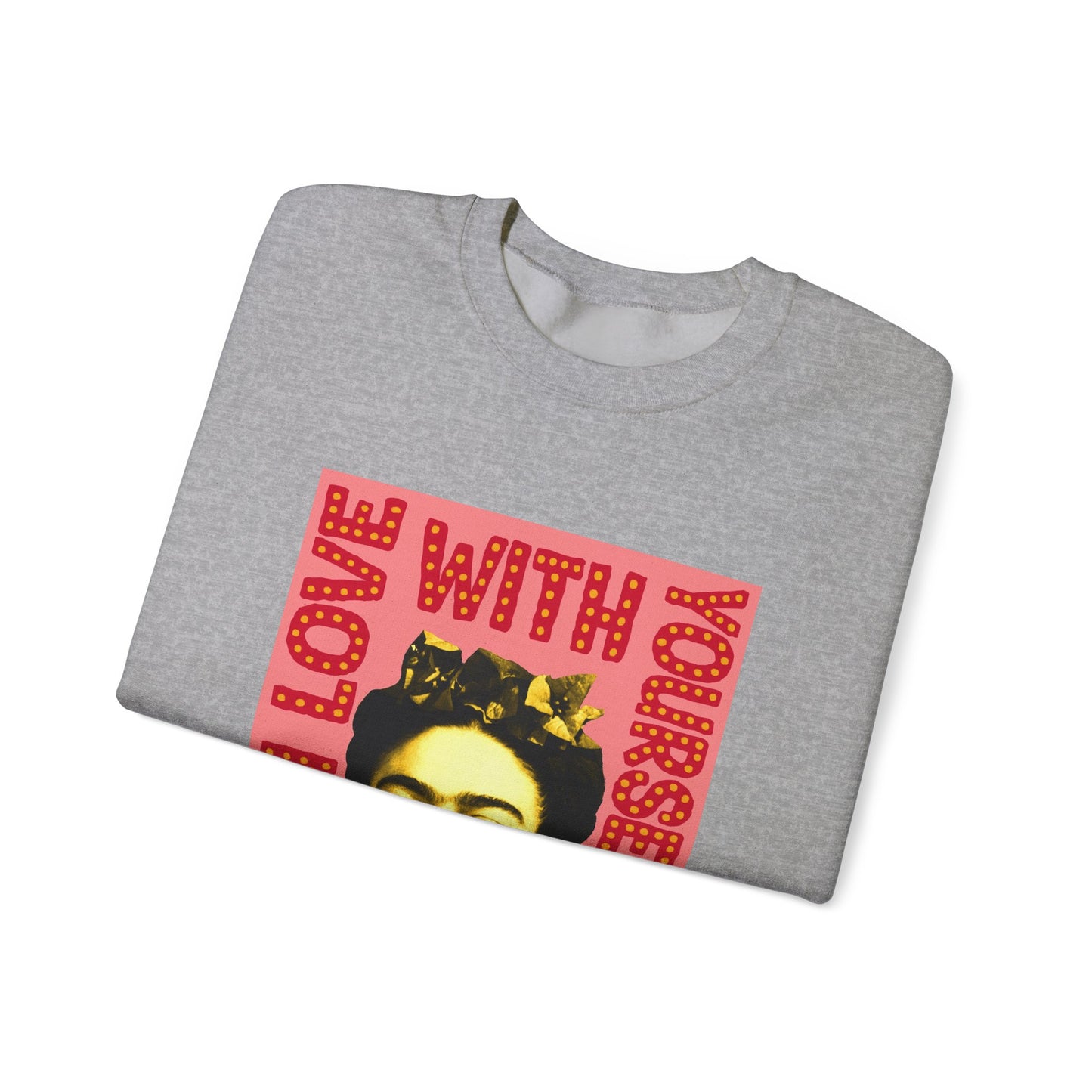 Love Yourself Frida Heavy Blend™ Crewneck Sweatshirt