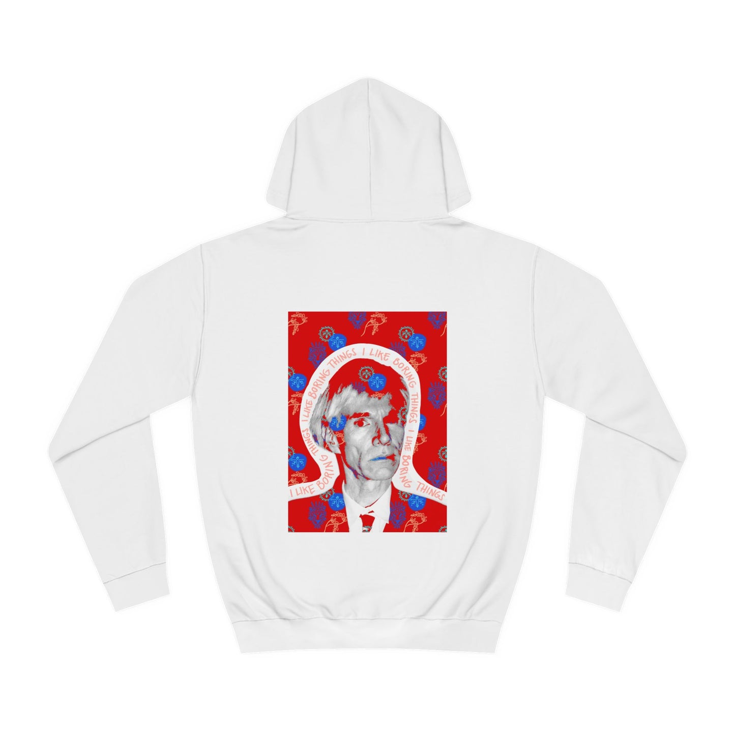 Not Boring Warhol Red Hoodie