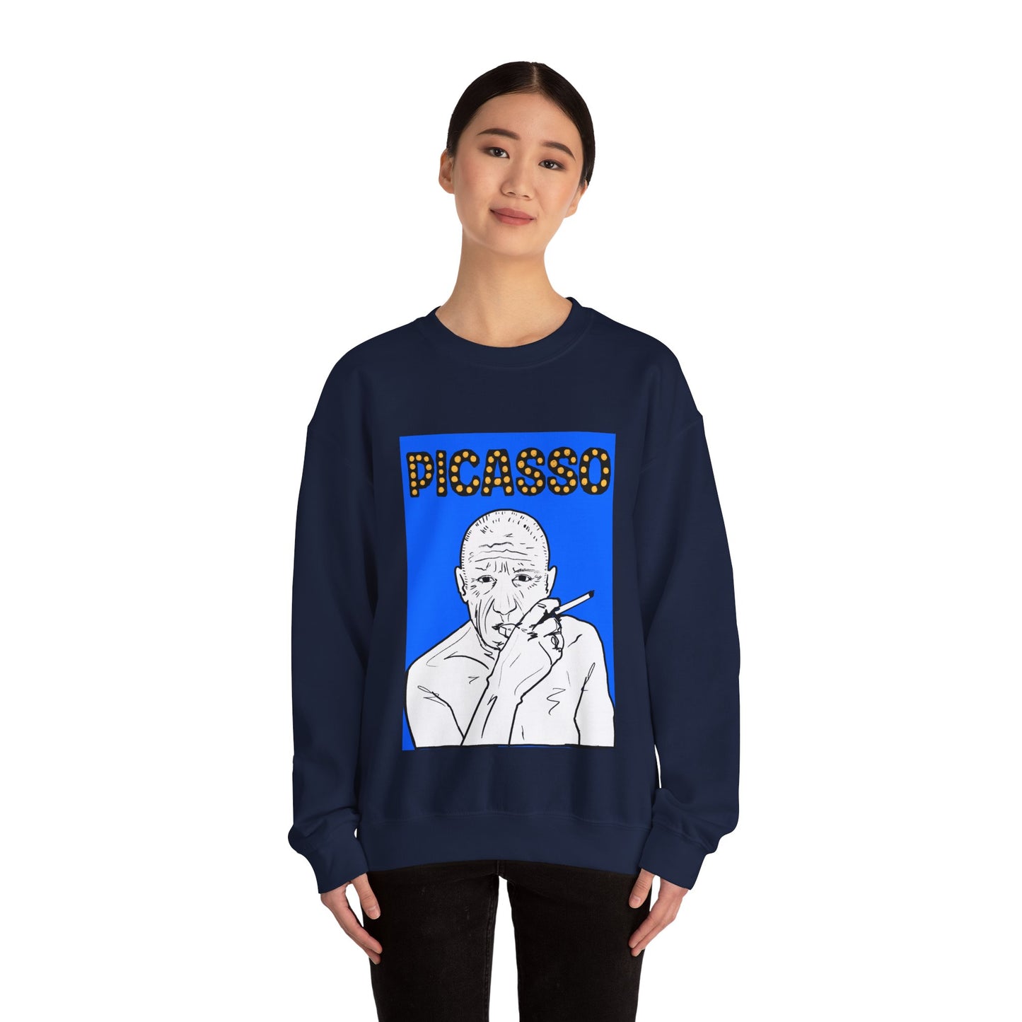 Picasso Blue Crewneck Sweatshirt