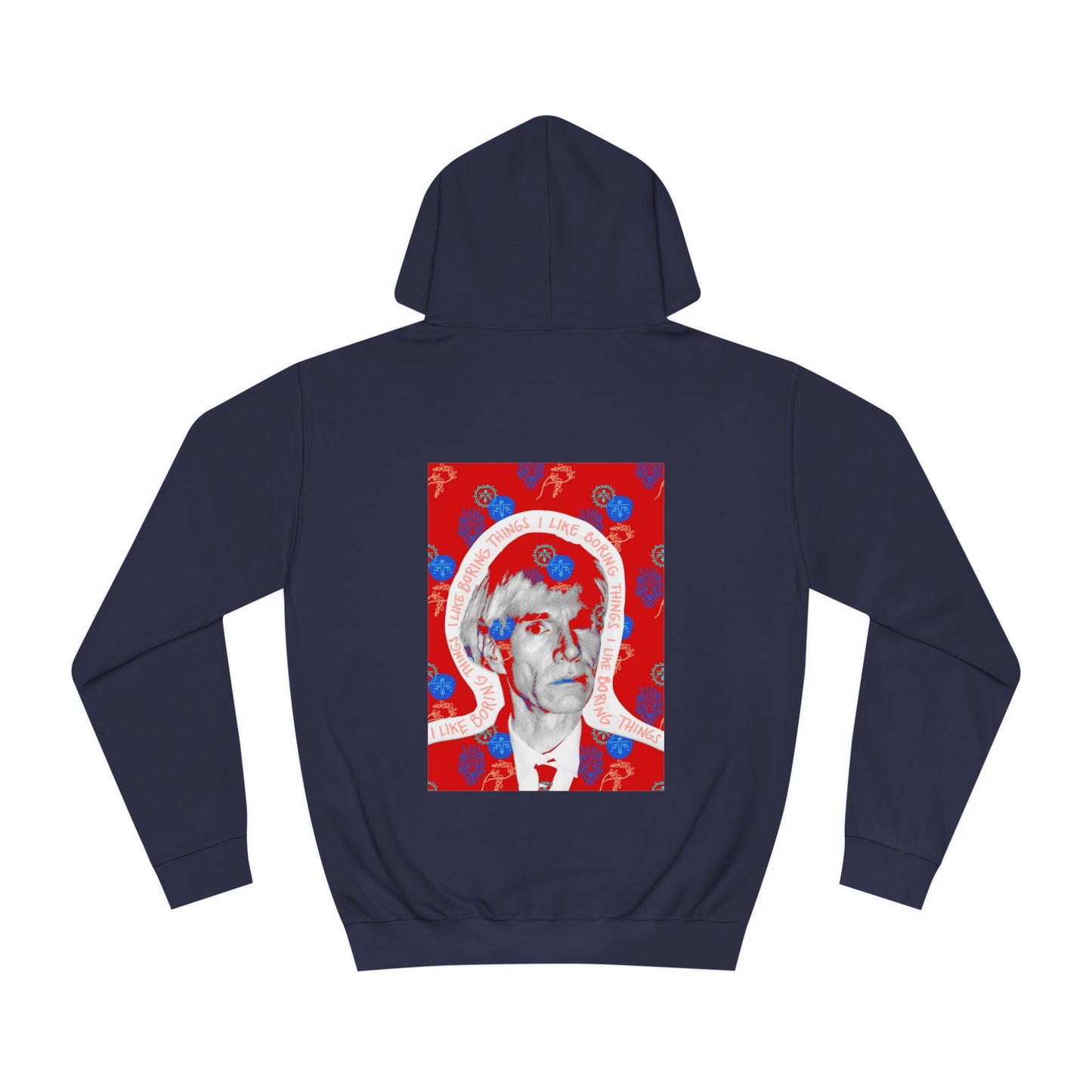 Not Boring Warhol Red Hoodie