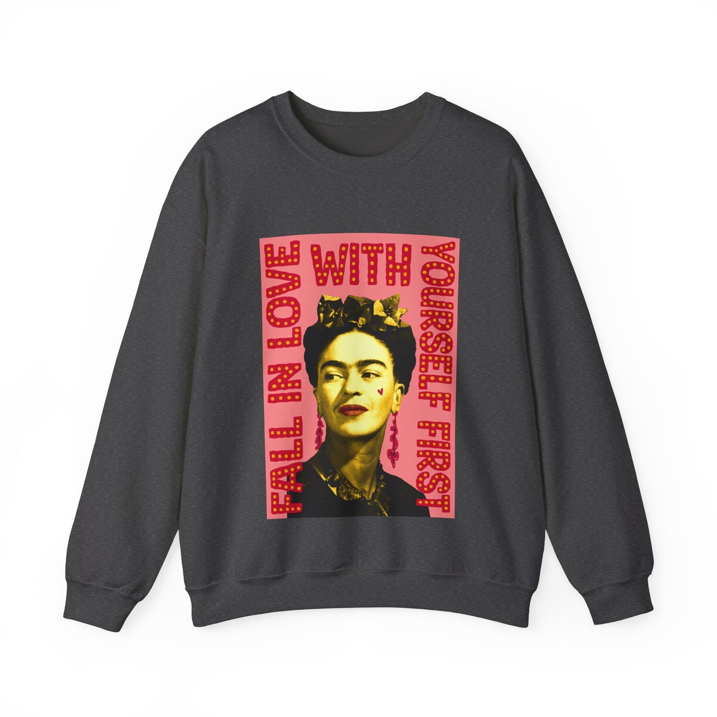 Love Yourself Frida Heavy Blend™ Crewneck Sweatshirt