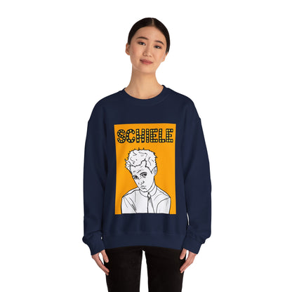 Schiele Yellow Crewneck Sweatshirt