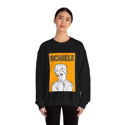 Schiele Yellow Crewneck Sweatshirt