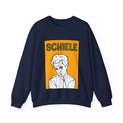 Schiele Yellow Crewneck Sweatshirt