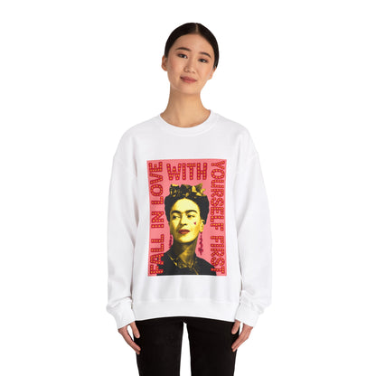 Love Yourself Frida Heavy Blend™ Crewneck Sweatshirt