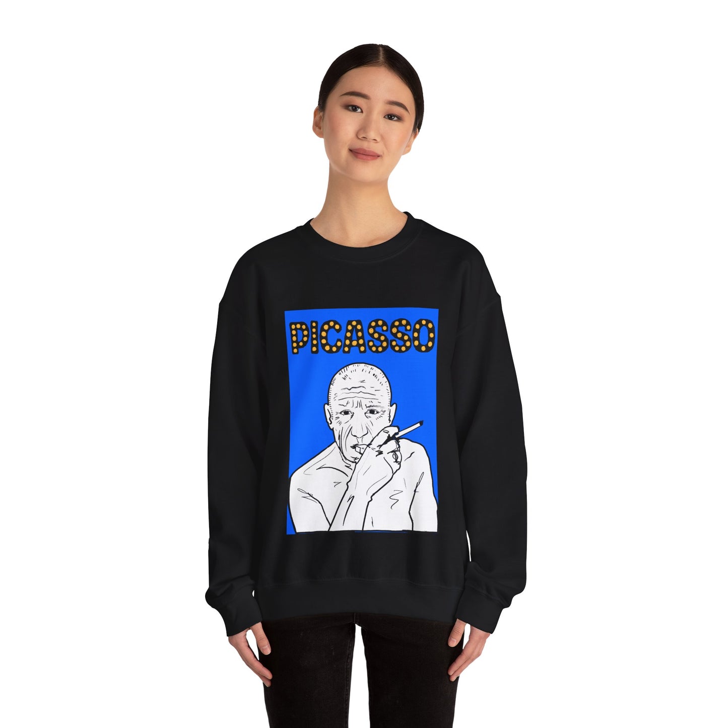 Picasso Blue Crewneck Sweatshirt